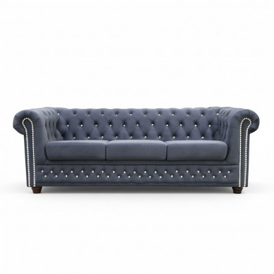 Chesterfield York Blink 3 Sëtzer Canapé Polster Sofas Couchen Neit Sofa Designer