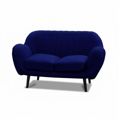 Stoffsofa 2-Sëtzer Couch Polster Designer Büro Office Couches Sofa Kanzlei Bank
