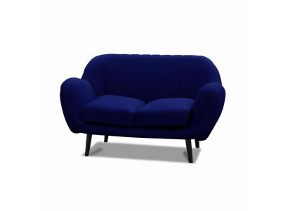 Stoffsofa 2-Sëtzer Couch Polster Designer Büro Office Couches Sofa Kanzlei Bank