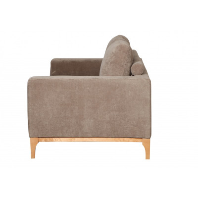 Sofa 3-Sëtzer Couch Polstersofa Couchen Wunnzëmmer Design Textil Stoff Nei