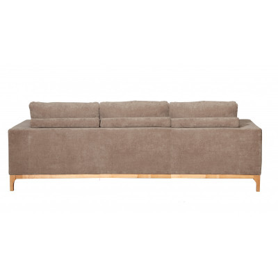 Sofa 3-Sëtzer Couch Polstersofa Couchen Wunnzëmmer Design Textil Stoff Nei