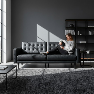 Chesterfield Sofa 3 Sëtzer Tirana Canapé Sofas Canapéë Wunnzëmmer Design Nei