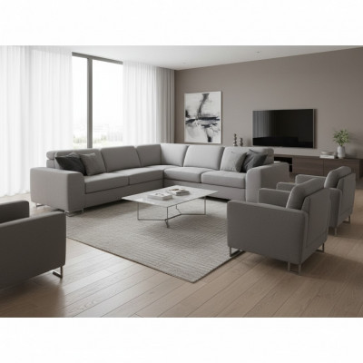 Design Eckcanapé Sofa Couch Polster Sëtz Eck Canapéën Couchen Schlofcouch Bettfunktioun