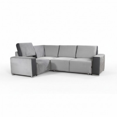 Design Ecksofa Canapé Canapé gepolstert Sëtz Eck Canapéen Couchen Bettfunktion Schlafsofa