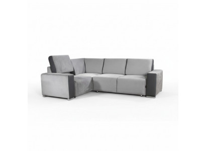 Design Ecksofa Canapé Canapé gepolstert Sëtz Eck Canapéen Couchen Bettfunktion Schlafsofa