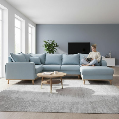 Design Eckcanapé Sofa Bettfunktion Canapé Polstersëtzer Eck Sofen Canapéë Neit