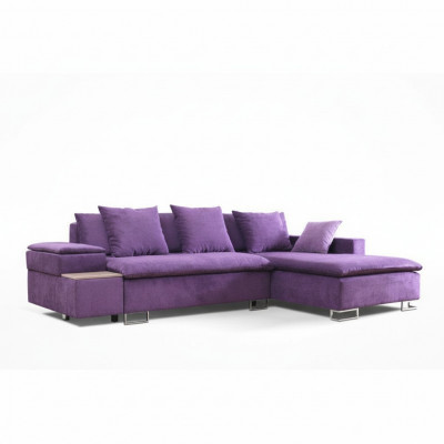 Design Ecksofa Sofa L-Form Bettfunktion Couch Polstersëtzung Eck Sofas Textil Nei