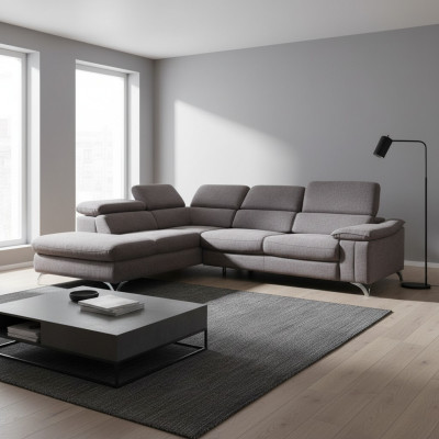 Design Ecksofa Sofa Bettfunktioun Couch Polster Sëtz Eck Sofas Couchen Nei Reno