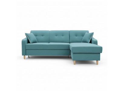 Design Eckcanapé Sofa Sina Schloffunktion Canapé Polster Sëtz Eck Canapéen Schlofsofa