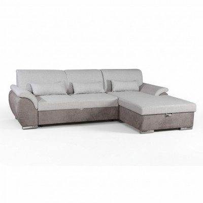Design Ecksofa Sofa Schloflut Couch Polster Sëtz Eck Sofasen Bettfunktioun Eck