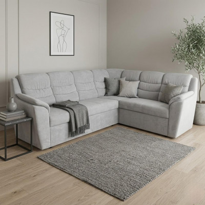 Schlofsofa Auszéihe Couch Stoff Eck Sofa Polster Ecke Textil Couchen Verso