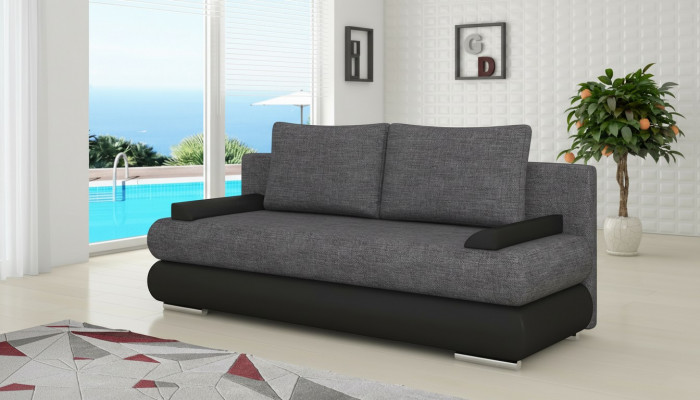 Design-Schlofstull Couch Polster 3 Plazen Stoff Couch Gaaschteszëmmer Sofasen