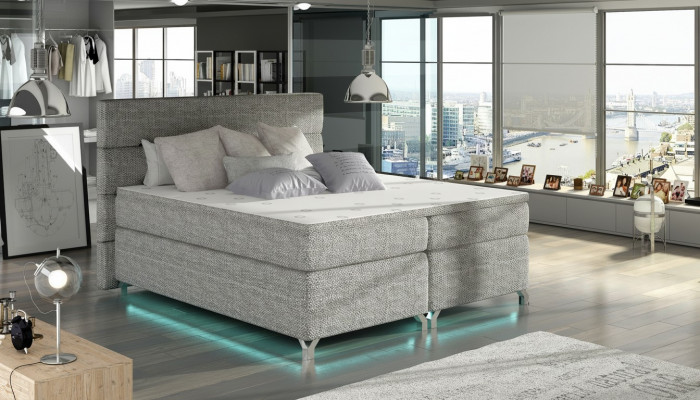 Boxspring Bett 180x200cm Better Hotel Lieder Komplett Bettkouf Topper