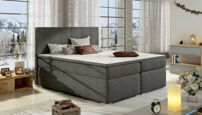 Liederbett Këssen Bett Boxspring Better 180x200cm Bettkëscht Matratzen