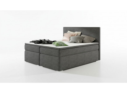 Liederbett, Polster, Bett, Boxspringbetten, Bettkëscht, Matratz, Topper