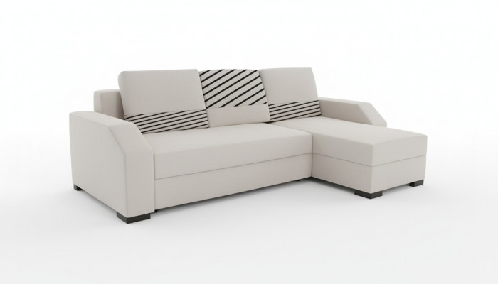 Schlofstut Sofa Polster Wunnzëmmer Ecksofa Funktiounscouch Textilsëtz