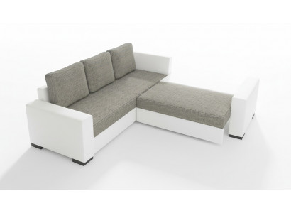 Design Schlafcouch Sofa Polster Miwwelstéck Wunnzëmmer Eckecksofa Sëtz Couch Stoff Garnitur