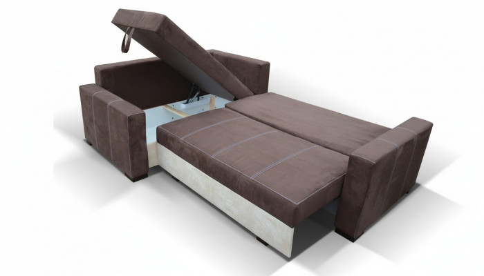 Design Schlofstull Sofa Polster Wunnzëmmer Eckssofa Canapé Textilstoff Garnitur
