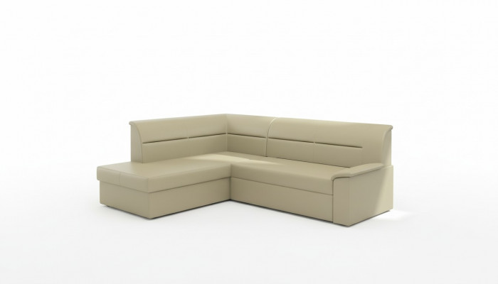 Design Ecke Sofa Elano L-Form Bettfunktion Canapé Lieder Textil Canapëen