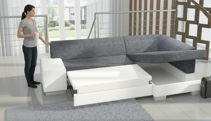 Canapé Wunnlandschaft Wunnzëmmer Eckcanapé Lieder Couch Polstersset 