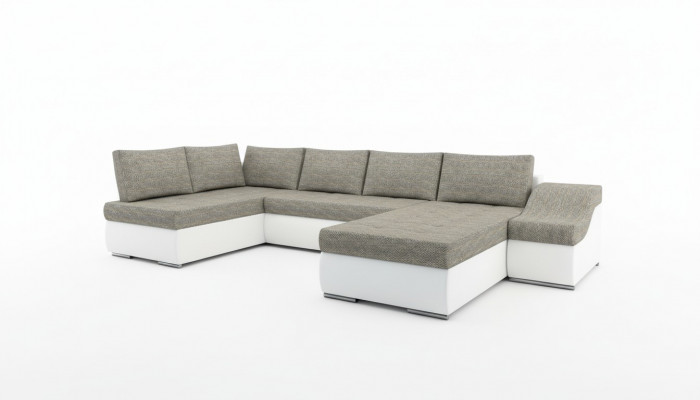 Modern Eckcouch Schlofcouch Bettfunktion Couch Polster Eckgarnitur Wunnlandschaft