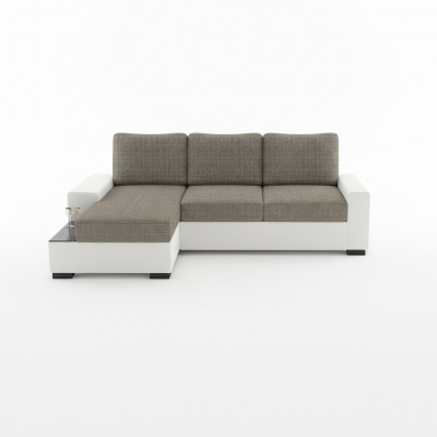 Wunnlandschaft Ecksofa Negro Bettfunktioun Couch Lieder Textil Sofae Schlof
