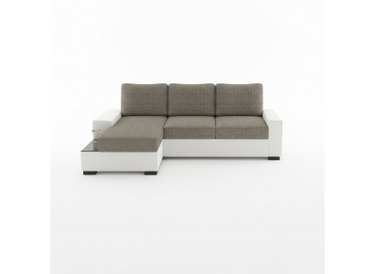 Wunnlandschaft Ecksofa Negro Bettfunktioun Couch Lieder Textil Sofae Schlof