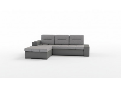 Design Ecksofa Ottavio mat Schloffunktion Couch Wohnlandschaft Sofa Schloffsofa