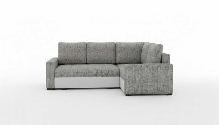 Design-Ecksofa Schlofsofa Bettfunktioun Couch Lieder Polster Textil Sofaen Nei 1469