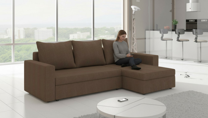 Design Ecksofa Schlofschofabettfunktioun Canapé Lieder Polster Textil Sofasu Nue 502