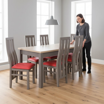 Iessdësch Sëtzensemble Dësch Stull Set Iesszëmmeren Ensembelen Design Sets