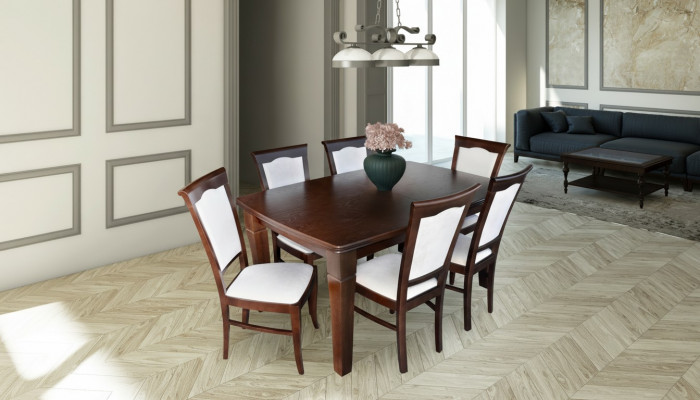 Designer 400cm Holzdësch Konferenzdësch Dëscher Reunioun Iesszëmmer Dësch