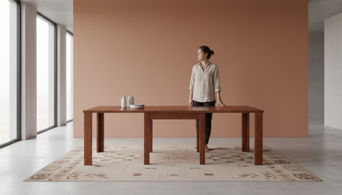 XXL Dësch 330cm Grousse Designer Konferënzdësch Holzdësch Dëscher Reunioun