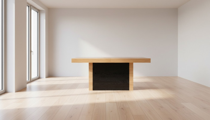 Modernen Dësch Büro Konferenzdësch Holz Iesszëmmer Versammlung