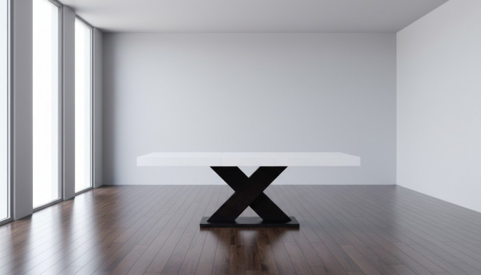 Auszéierbaren Design Holzdësch Dësch Iess Wunnzëmmer Holz Dëscher Massiv.