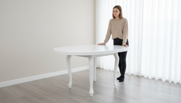 Ronne Ronn Ronnen Iesszëmmer Wunnzëmmer Holz Auszéibar