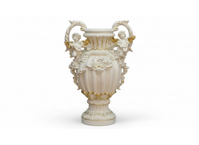 XXL Vase Dëscher Dekoratioun Deko Vasen Antik Stil Skulptur Figur Coupe Roum 71cm