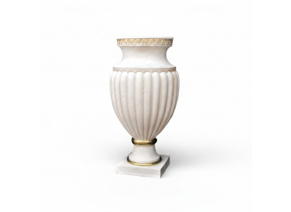 XXL Vase Dësch Dekoratioun Deko Vasen Antik Stil Skulptur Figur Kelch Roum 0882