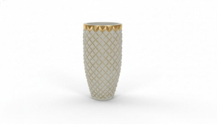 XXL Vase Dësch Dekoratioun Deko Vasen Antik Stil Skulptur Figur Kelch Roum 0901