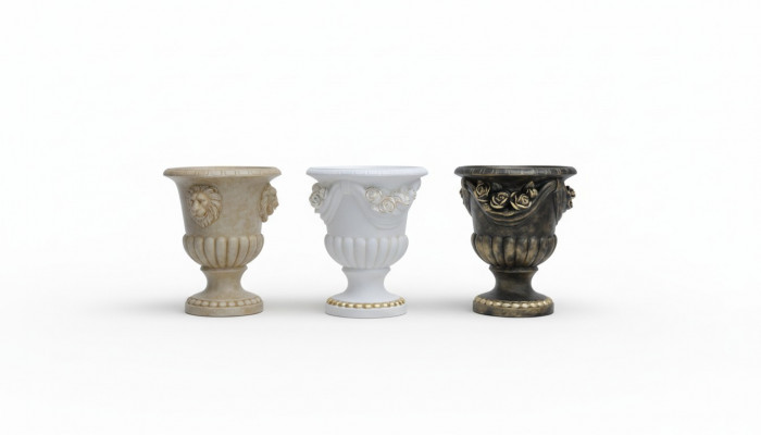 XXL Klassesch Wunnzëmmerdekoratioun Antik Stil Vase Dekovasen Statue 0915 Nei