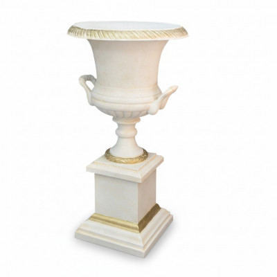 XXL Klassesch Wunnzëmmer Dekoratioun Antik Stil Vase Deko Vasen Statue Skulptur