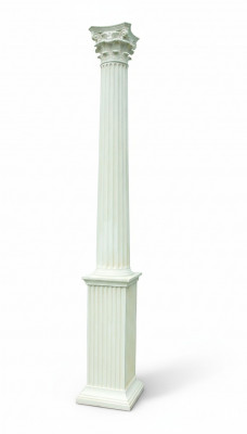 313 cm XXL Grouss Kolonn Stil 1900 Ale Griichesch Antik Stil Restaurant Caffee