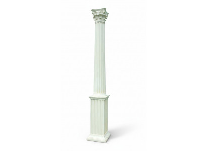 313 cm XXL Grouss Kolonn Stil 1900 Ale Griichesch Antik Stil Restaurant Caffee