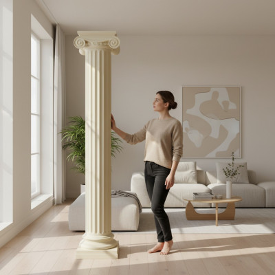 XXL Griichesch Sail Antik Stil Design Sailen Luxus Stëtzen Nei 218cm Grouss Nei