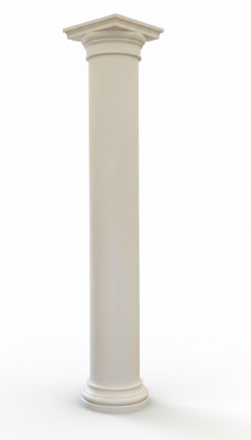 XXL Réimesche Stil 300cm Kolonn Design Kolonnen Luxus Ariichtung Haus Wunneng Nei