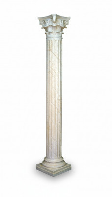 XXL Griichesch Kolonn Antik Stil Design Kolonnen Luxus Stëtzen Nei 224cm Grouss Nei