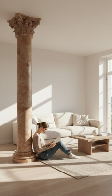 XXL Griichesch Sail 300cm Grouss Stil Design Sailen Luxus Stëtzen Antik Stil