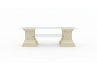Design Vitrine Regal Glas Séil Vitrinne Regaler TV Schaf Wunnzëmmer 1853 Nei