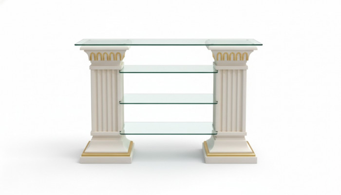 Design Vitrine Regal Glas Sail Vitrinneregaler TV Schaf Sall 1871 Nei