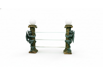 Design Vitrinneregal Glas Sail Vitrinnen Regaler Dekofiguren Schaf Lampe1835